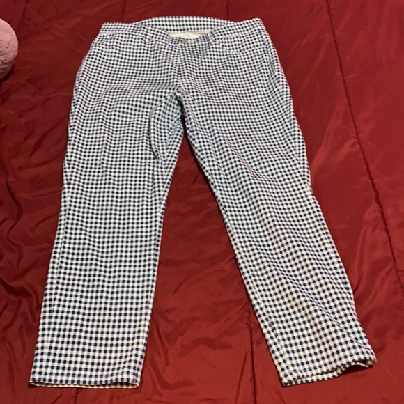 Uniqlo checkered jeggins size XL - Picture 1 of 2